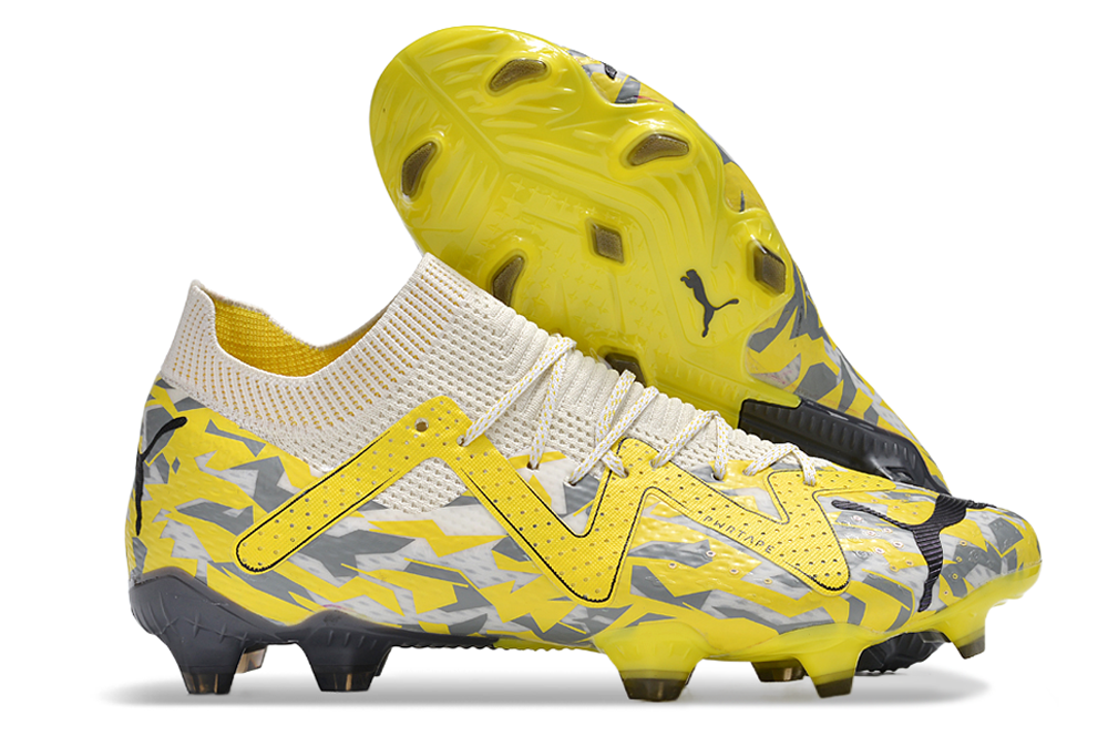 Puma Future Ultimate Campo - Branco e Amarelo