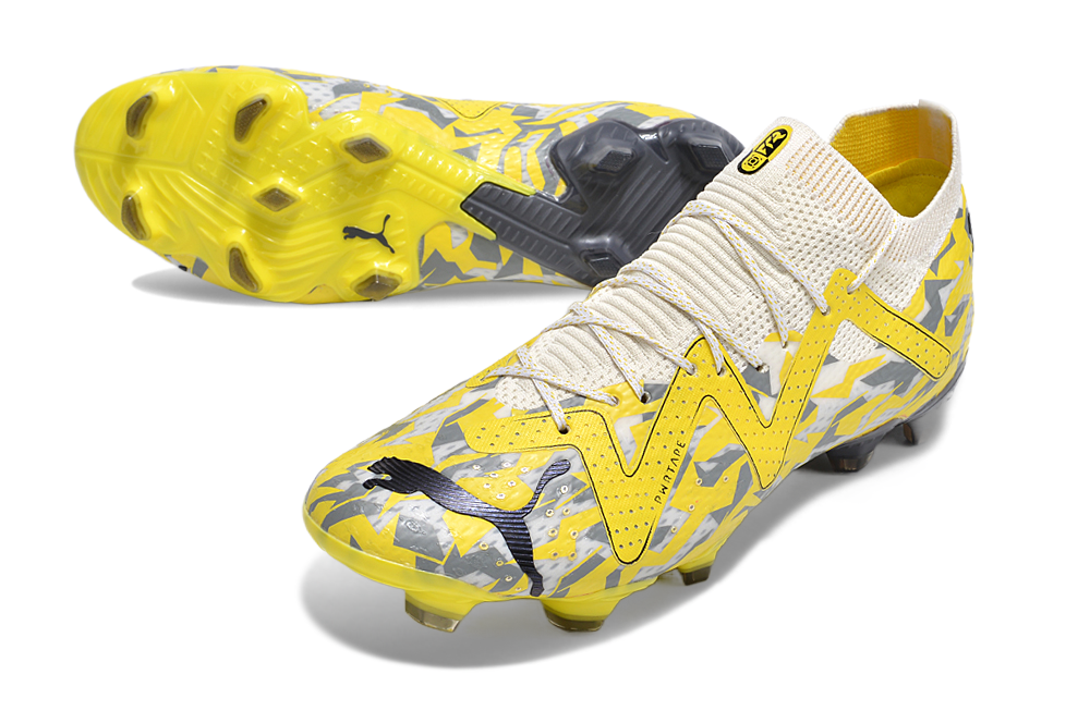 Puma Future Ultimate Campo - Branco e Amarelo