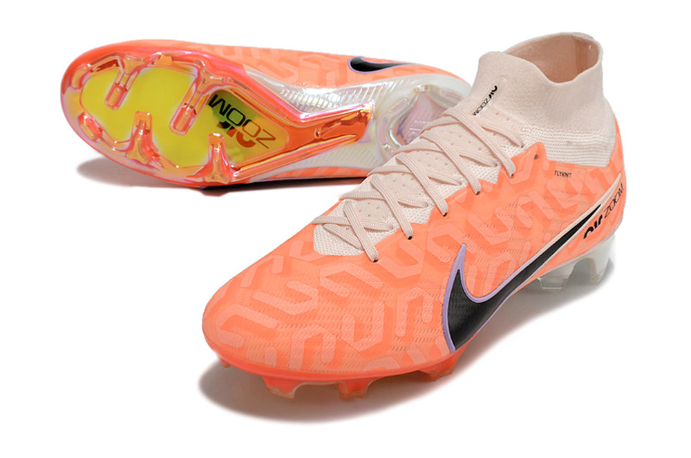 Nike Air Zoom Mercurial Superfly XV Elite Botinha Salmão