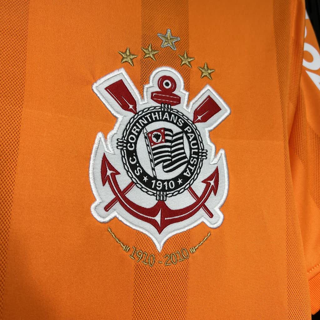 Camisa Corinthians Rêtro 2010 Laranja