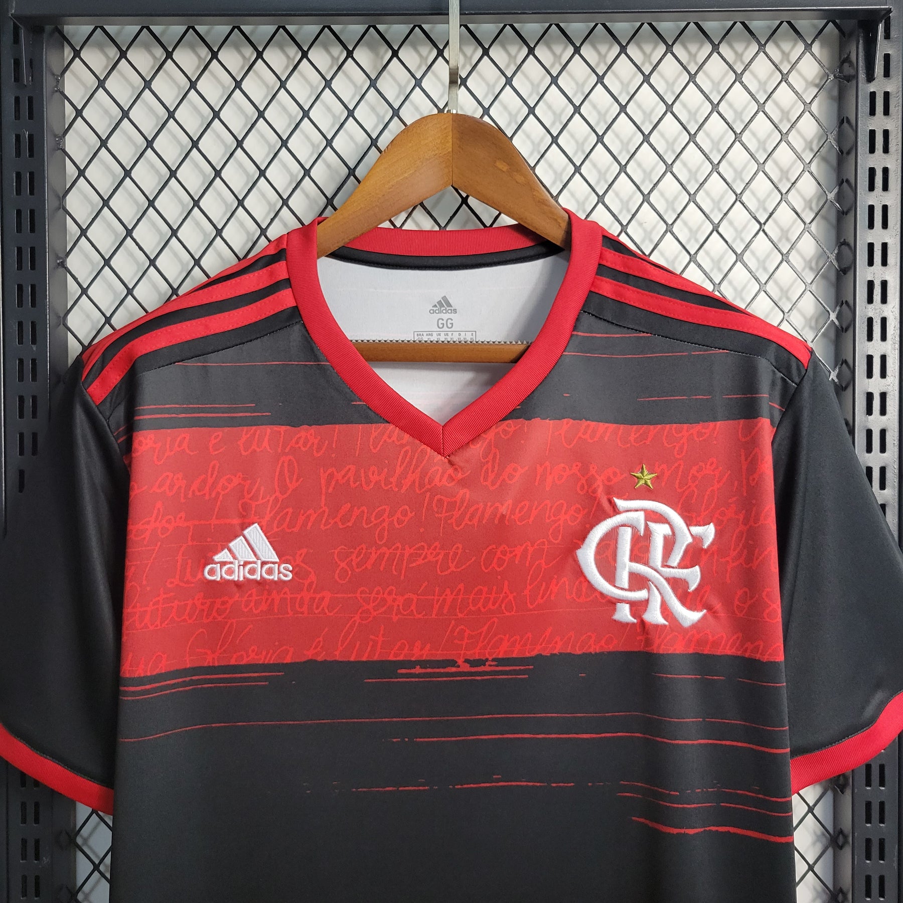 Camisa Flamengo I 20/21 Adidas - Rubro Negro