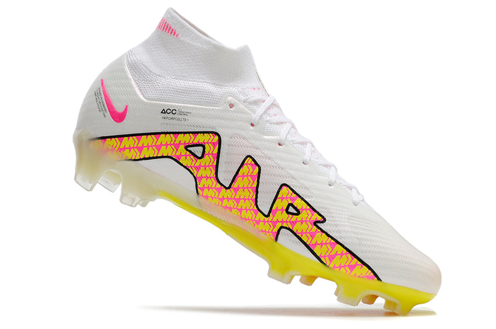 Nike Air Zoom Mercurial Superfly XV Elite Botinhas Branca Rosa