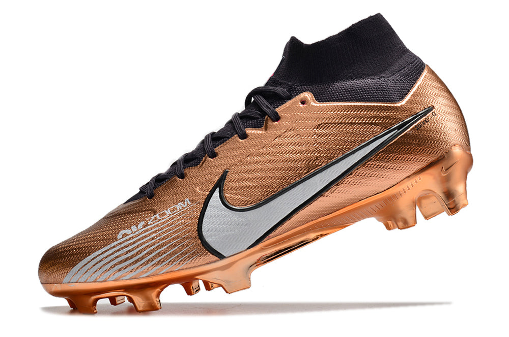 Nike Air Zoom Mercurial Superfly XV Elite Botinha Dourada