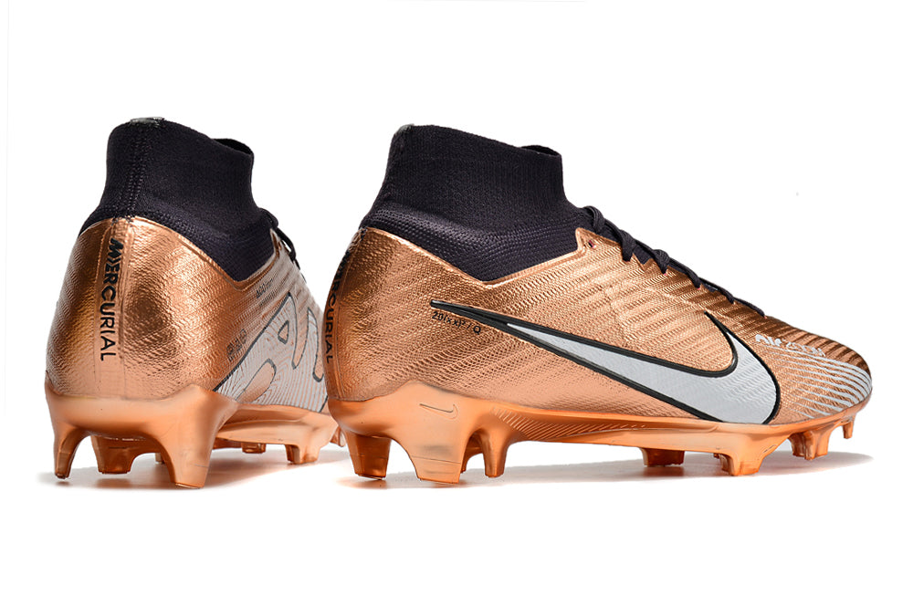 Nike Air Zoom Mercurial Superfly XV Elite Botinha Dourada