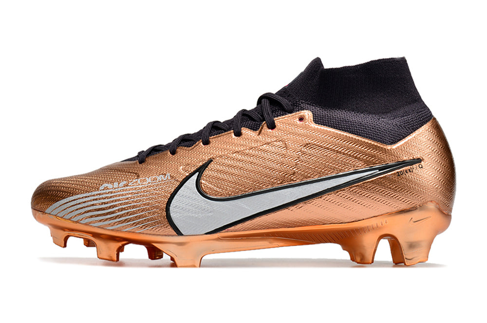 Nike Air Zoom Mercurial Superfly XV Elite Botinha Dourada