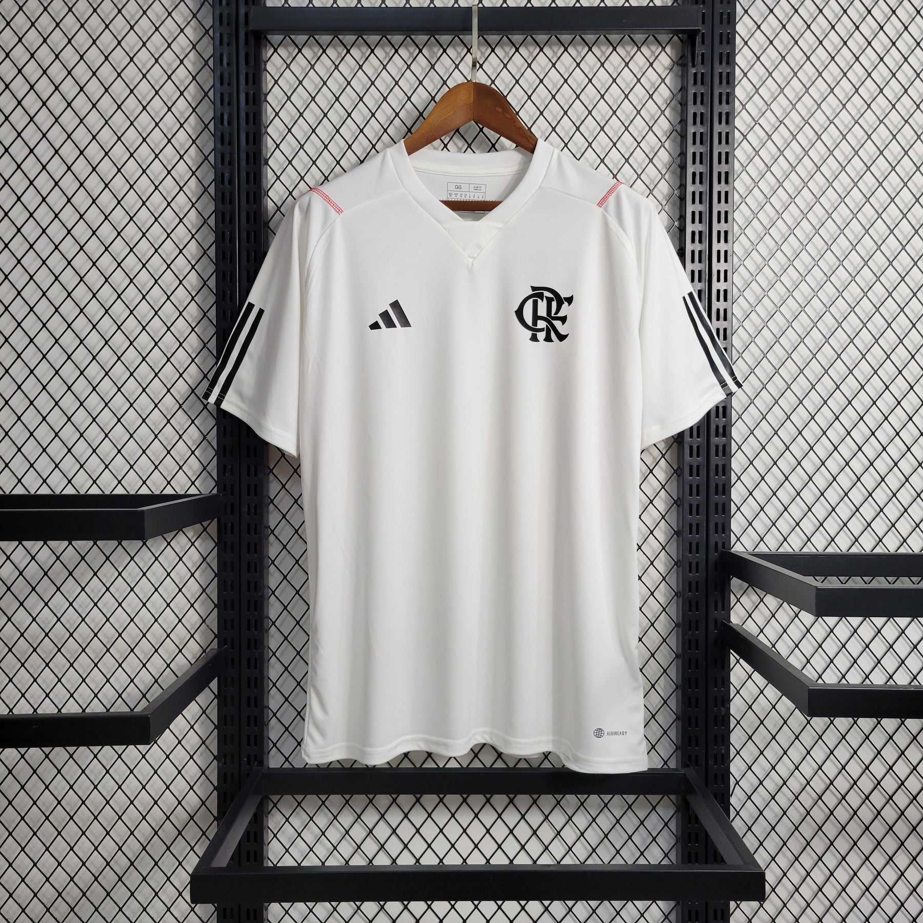 Camisa de Treino Flamengo 23/24 Adidas - Bege