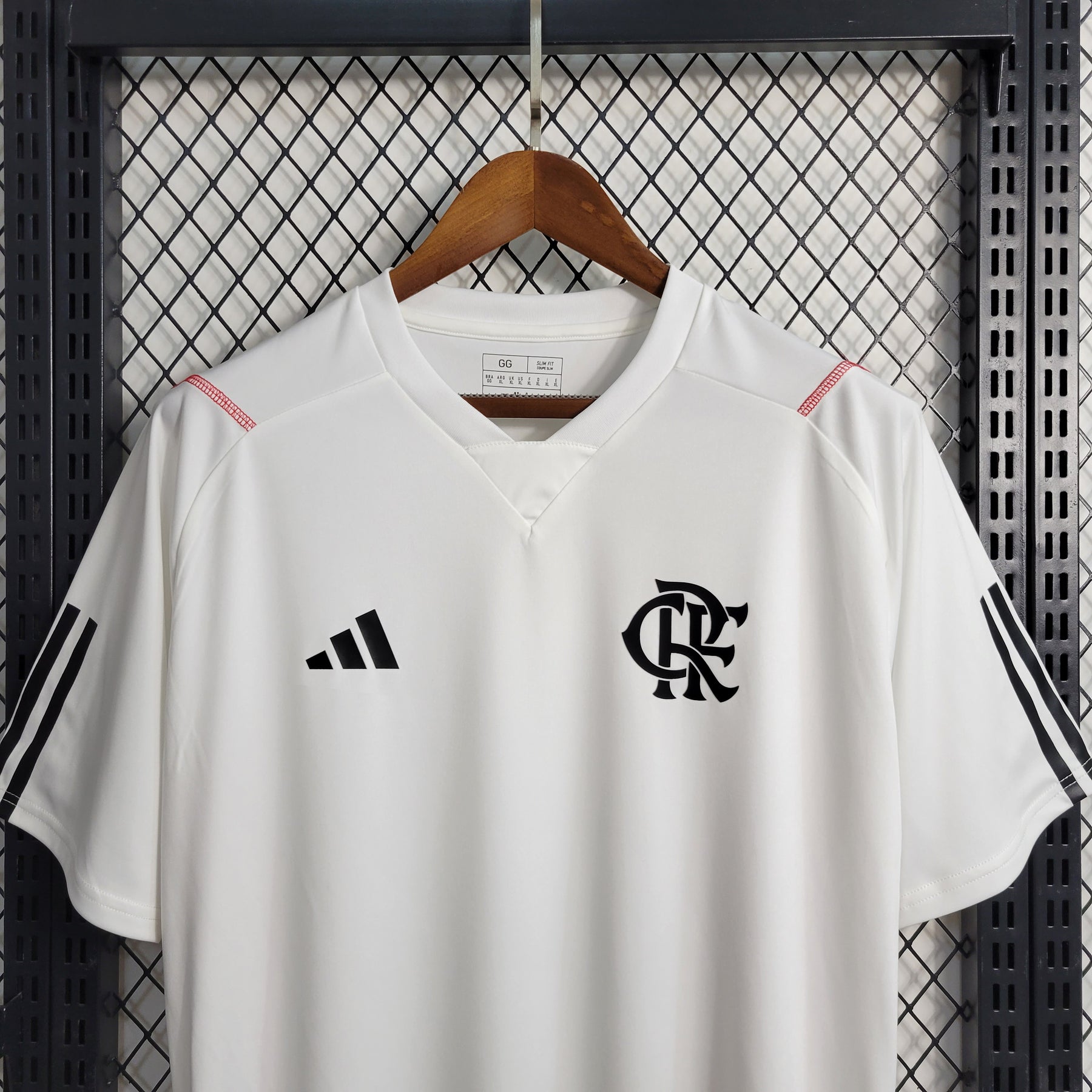 Camisa de Treino Flamengo 23/24 Adidas - Bege