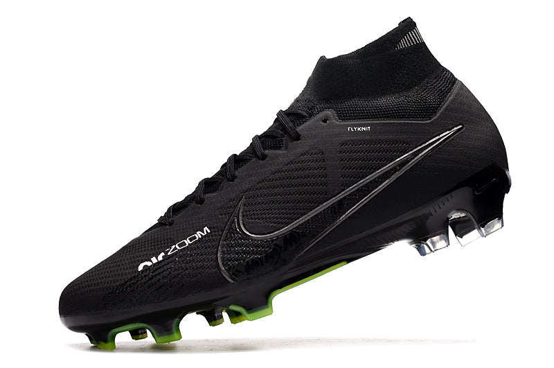Nike Air Zoom Mercurial Superfly XV Elite Botinha Black Neon