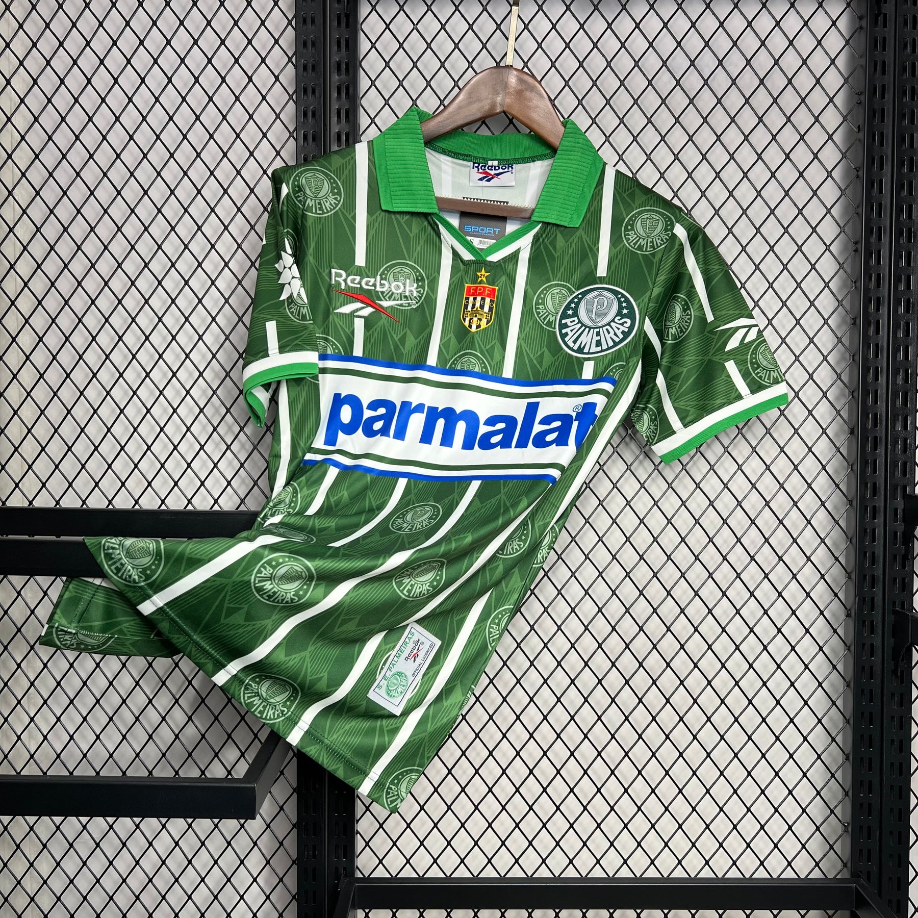 Camisa retrô Home do Palmeiras 1996