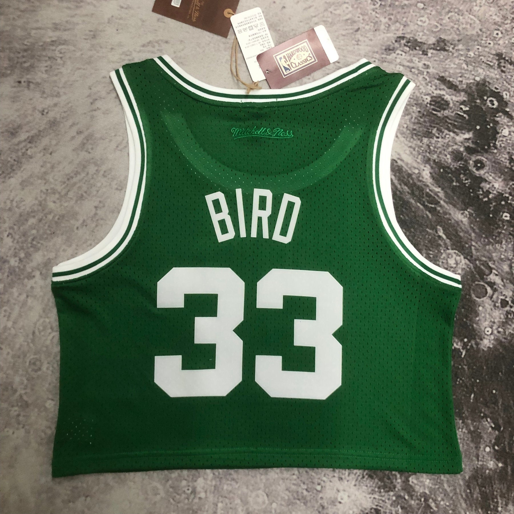 Regata Cropped Larry Bird Boston Celtics Mitchell & Ness Hardwood Classics