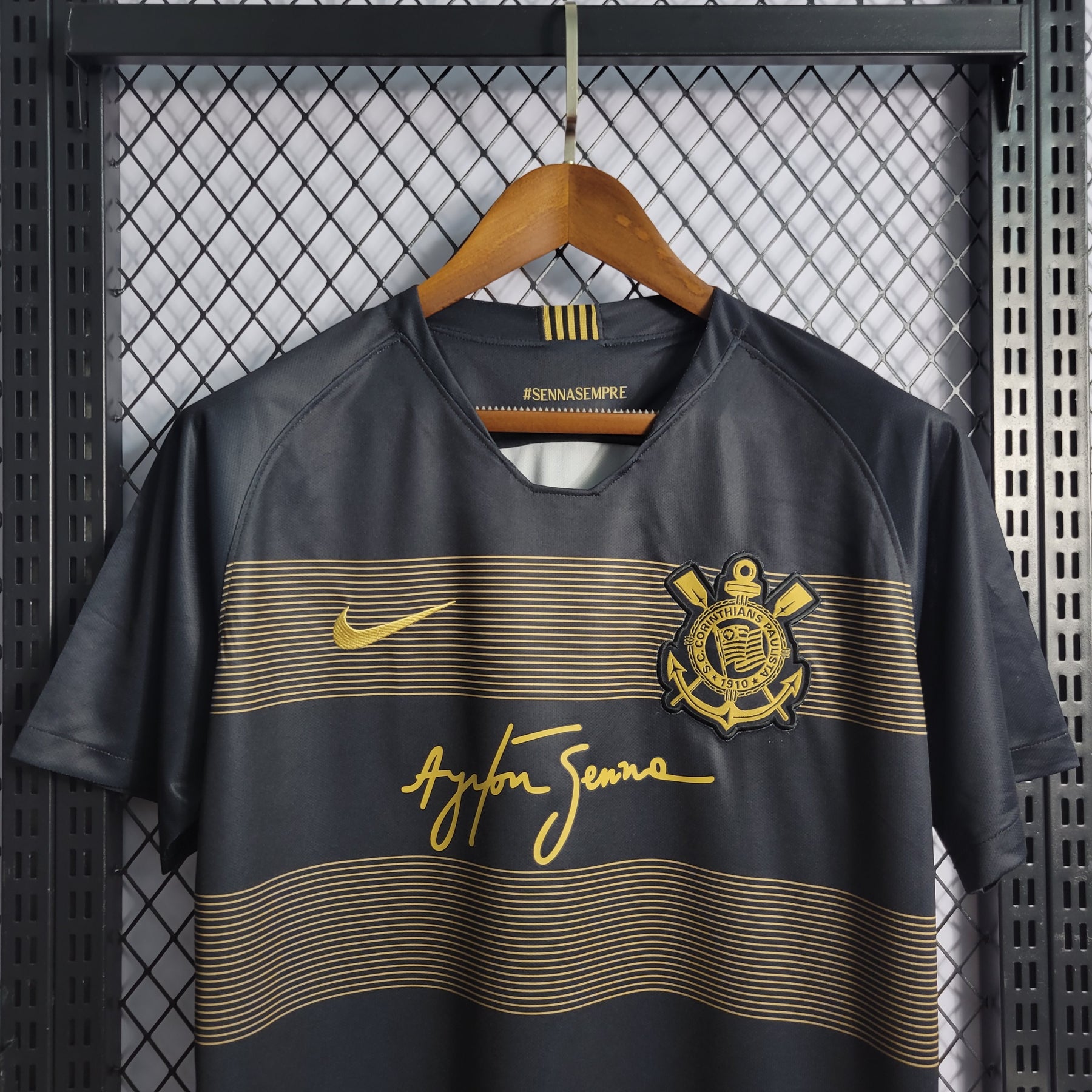 Camisa Corinthians Retrô 2018/19 Ayrton Senna