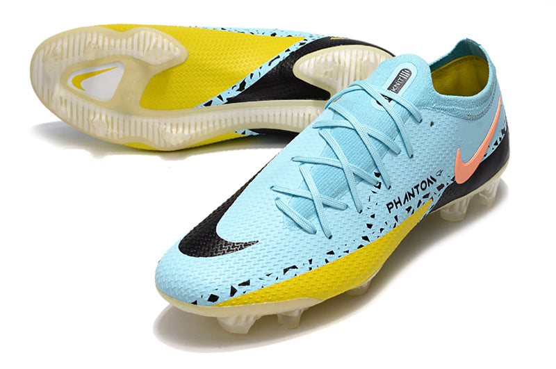 Nike Phantom Gt - Azul Amarelo