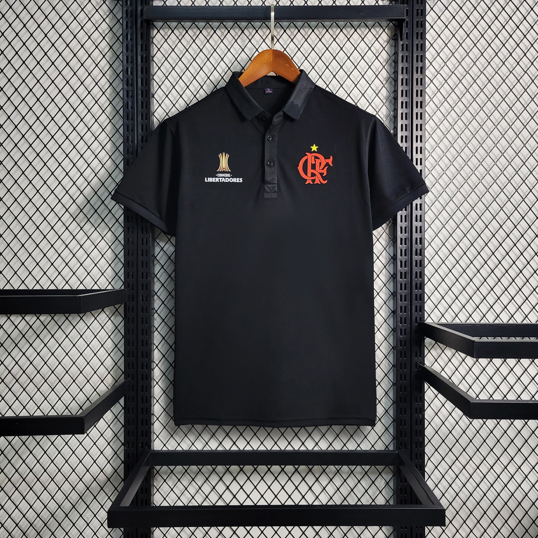 Camisa Flamengo Polo Preta