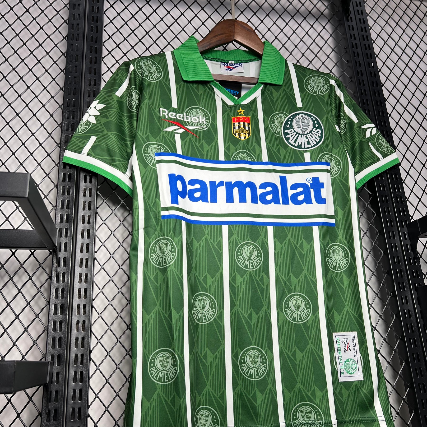 Camisa retrô Home do Palmeiras 1996