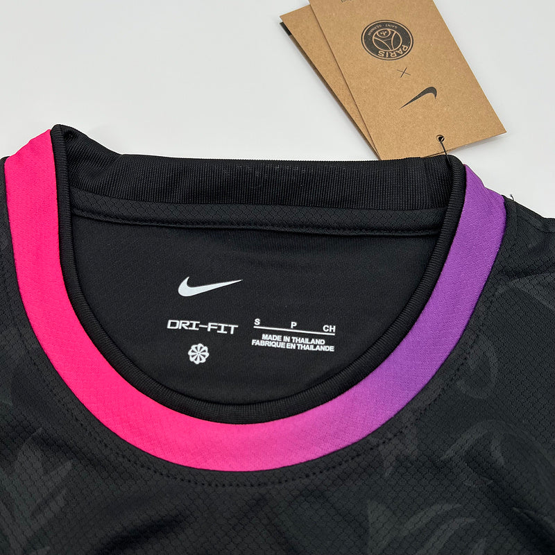 Camisa do PSG Especial 24/25 Preta e Rosa
