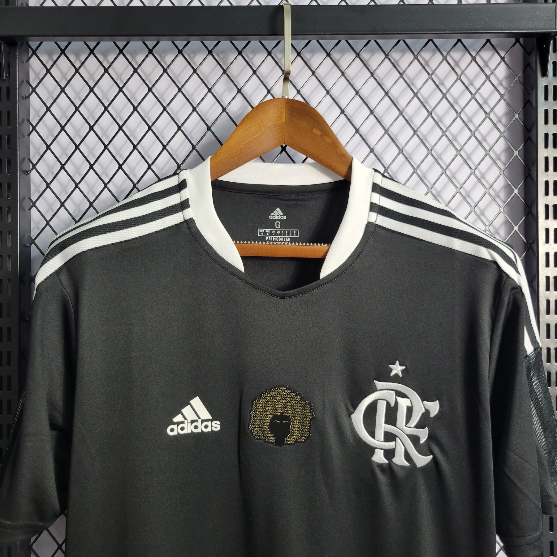 Camisa Flamengo Consciência Negra 21/22 Adidas - Preto