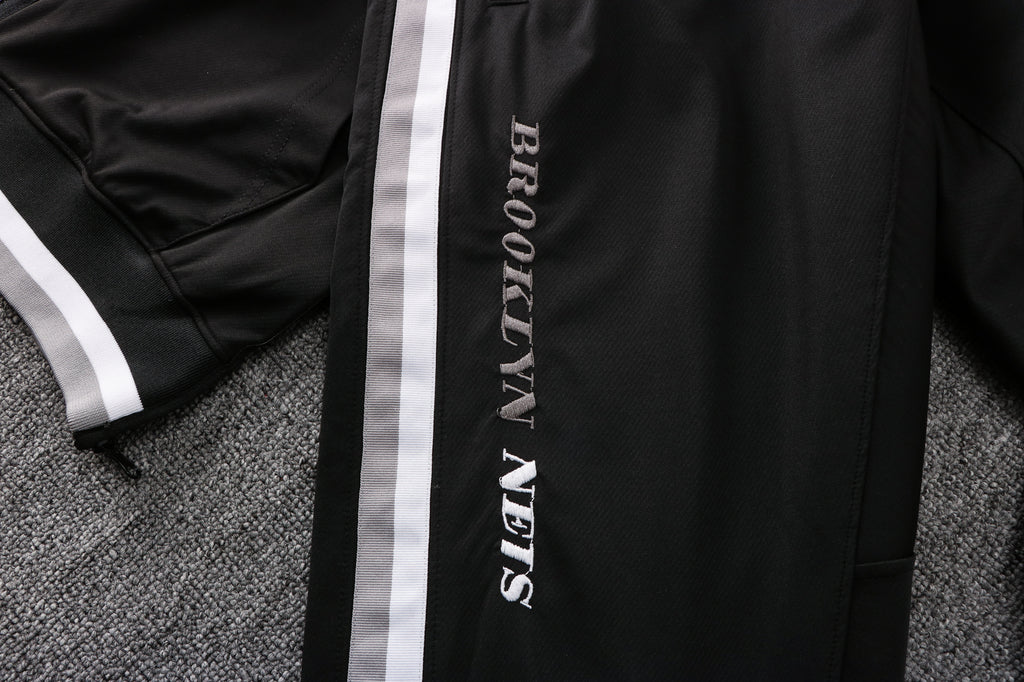 Conjunto Agasalho- Nike NBA Thermaflex - Brooklyn Nets - 75 Anos