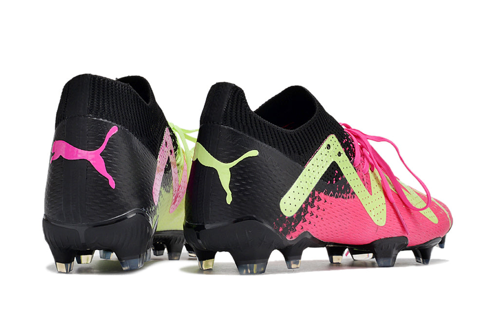 Puma Future Ultimate Tricks Campo - Verde e Rosa