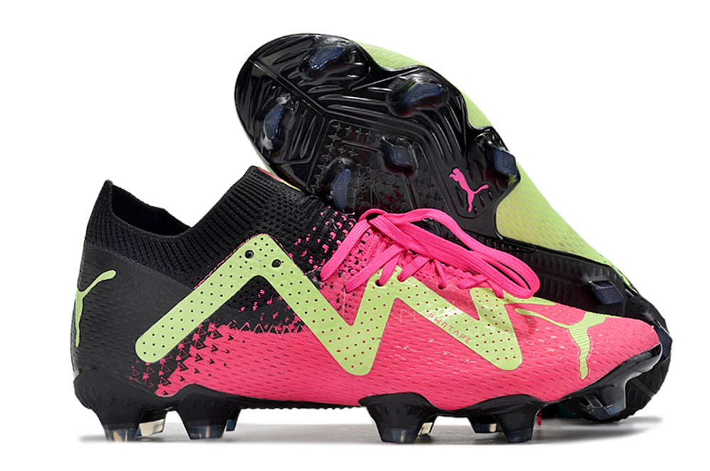 Puma Future Ultimate Tricks Campo - Verde e Rosa