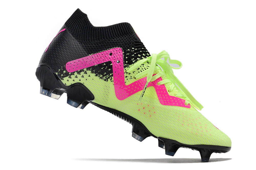 Puma Future Ultimate Tricks Campo - Verde e Rosa