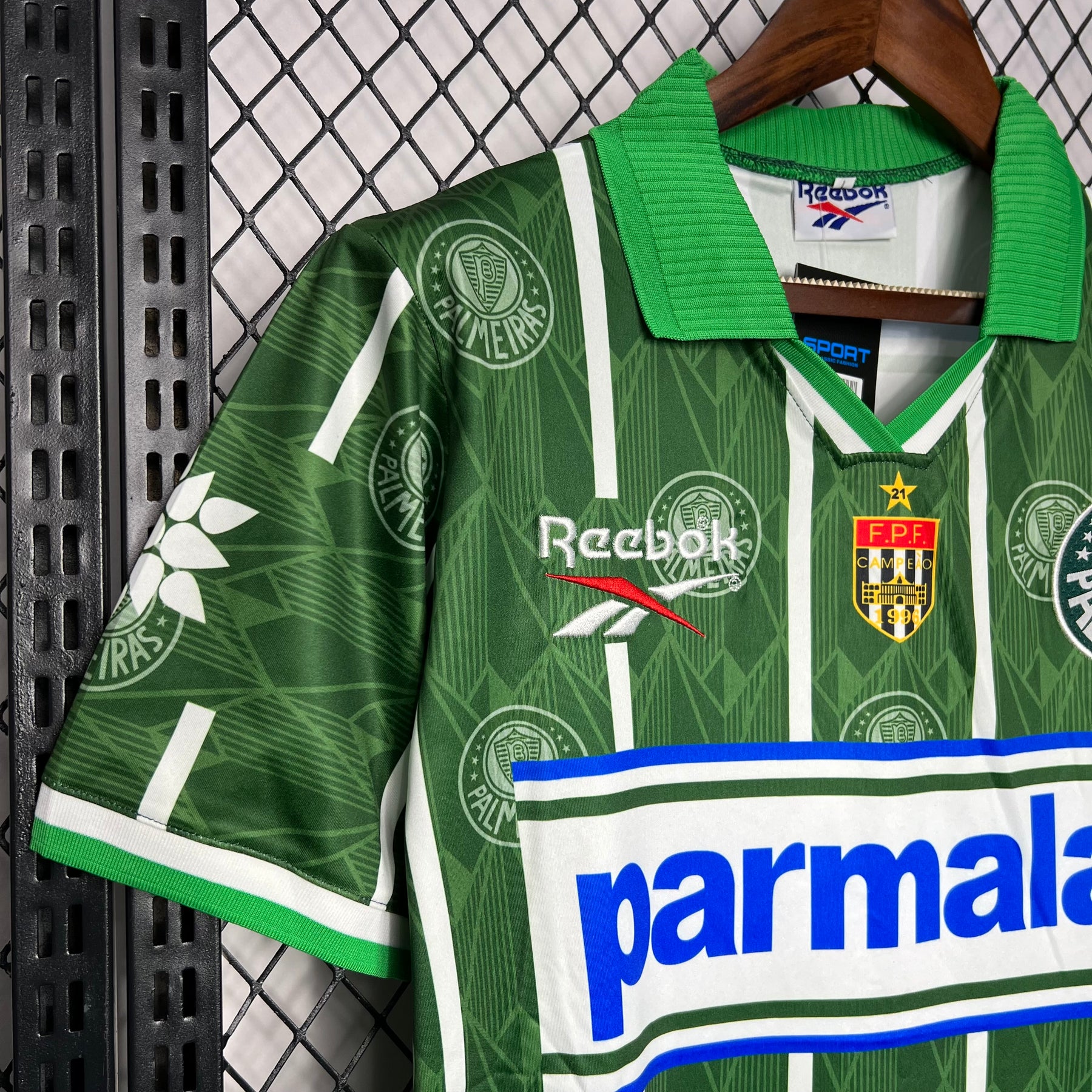 Camisa retrô Home do Palmeiras 1996