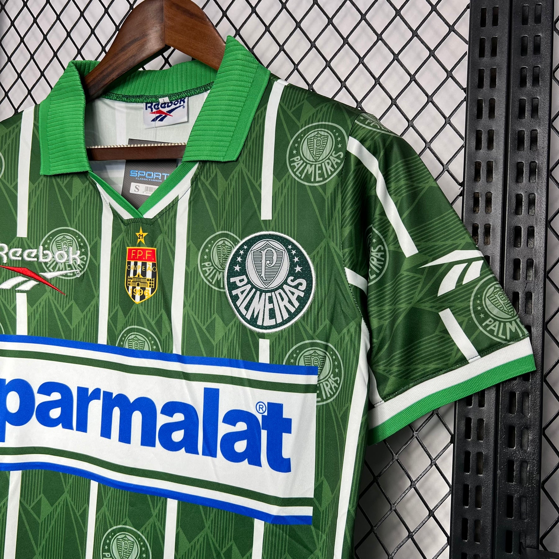 Camisa retrô Home do Palmeiras 1996