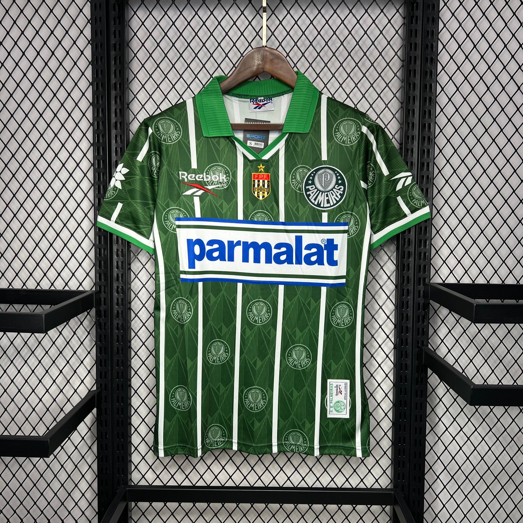 Camisa retrô Home do Palmeiras 1996