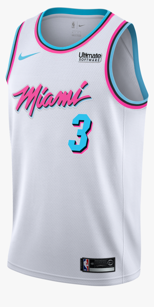 Regata Miami Heat - City Edition 2018/19 Branca