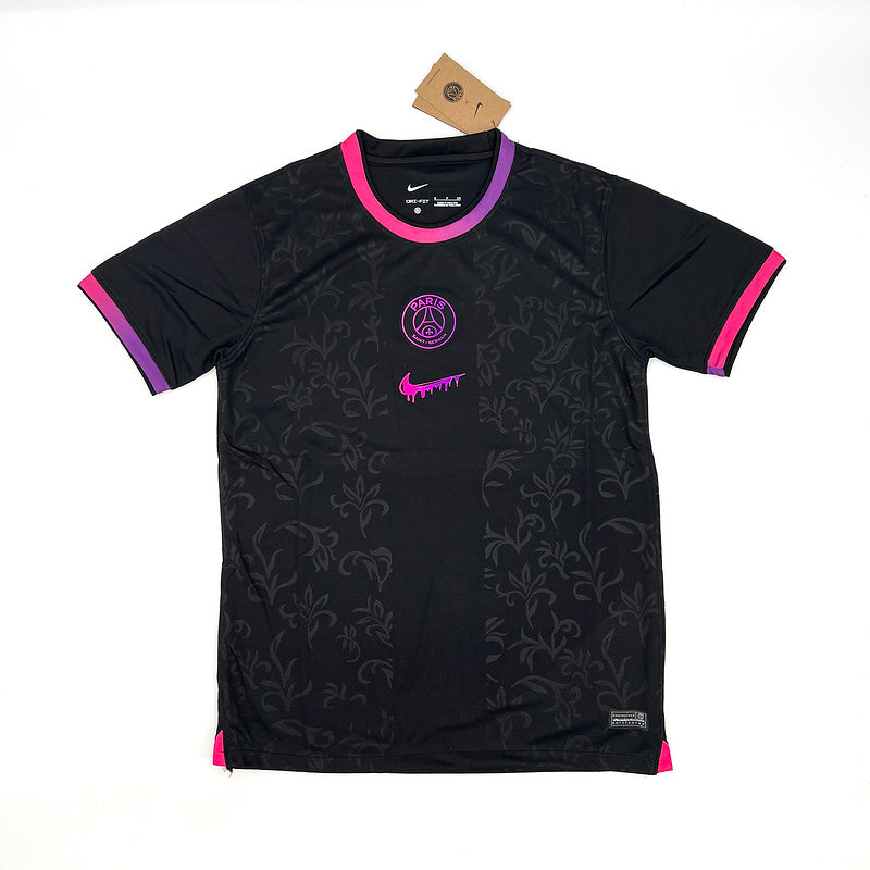 Camisa do PSG Especial 24/25 Preta e Rosa