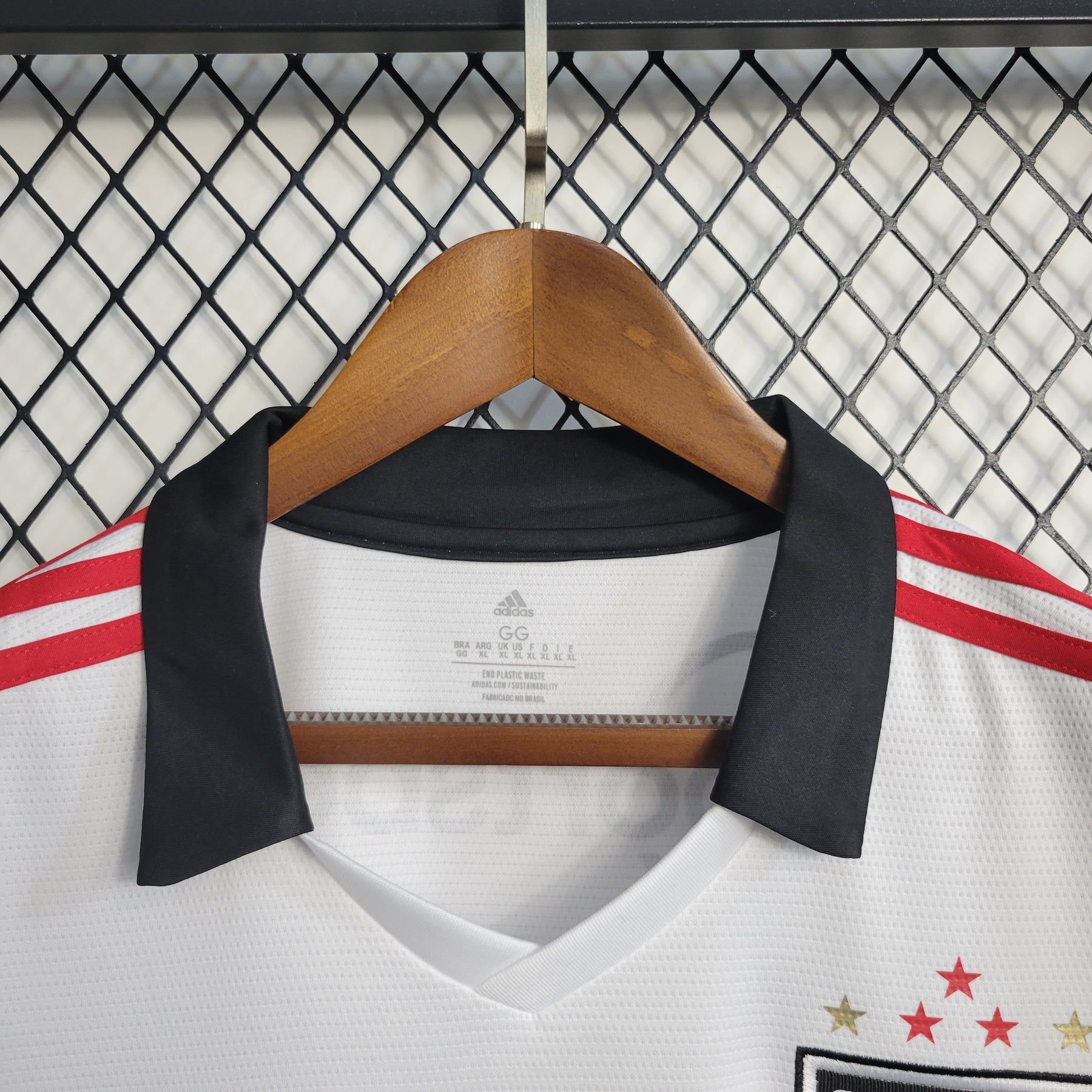 Camisa São Paulo III 22/23 Adidas - Branco e Preto
