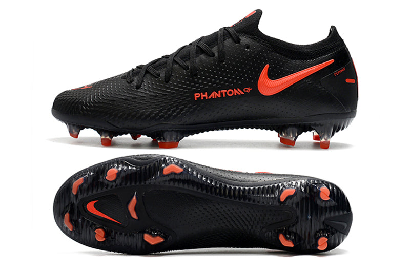 Nike Phantom Gt - Preto e Laranja