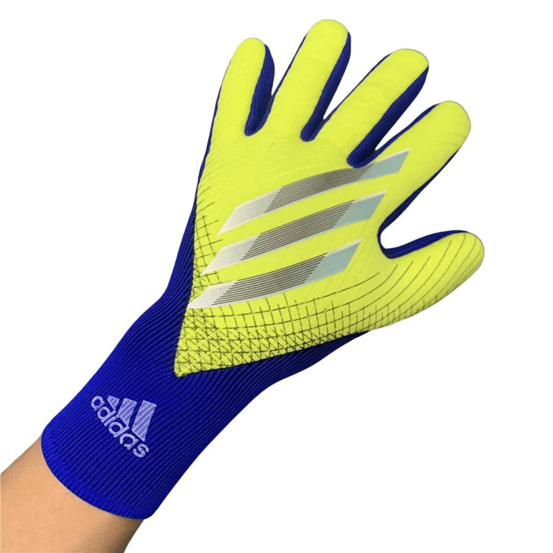 Luva de Goleiro Adidas Predator X Pro Amarelo e Azul
