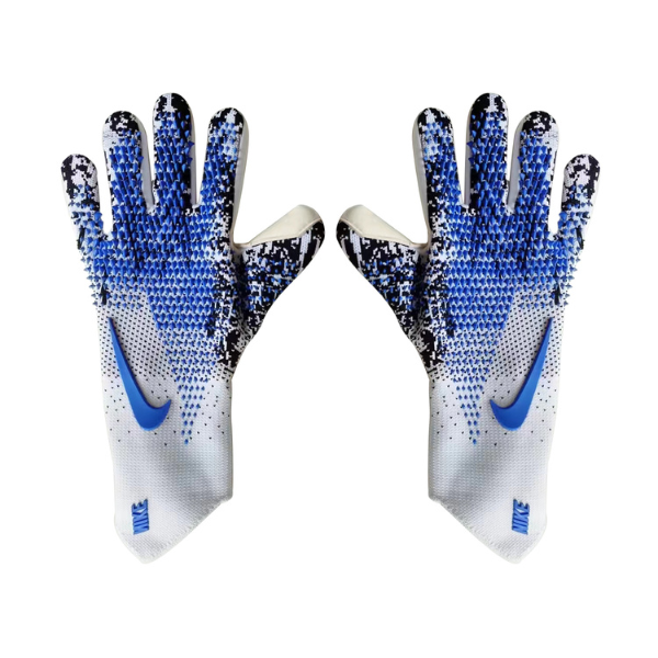 Luva de Goleiro Nike HyperTouch Elite Cinza, Preta e Azul