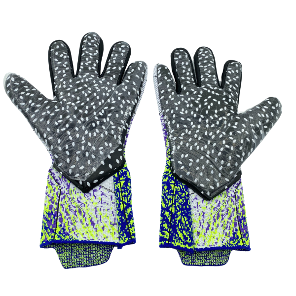 Luva de Goleiro Puma Future Z Branca, Roxo, Azul e Verde