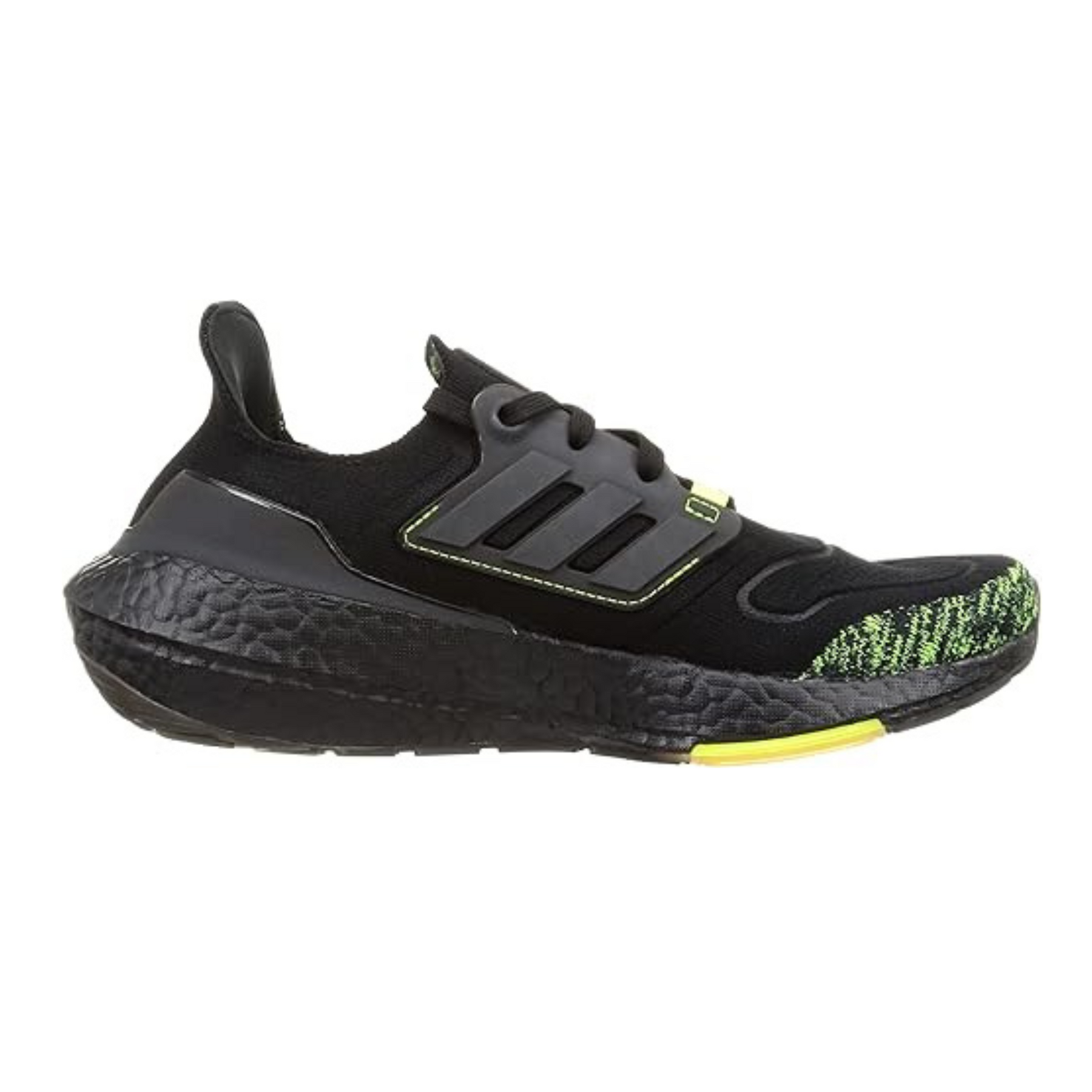Tênis Adidas Ultra Boost 22 Black Solar Yellow