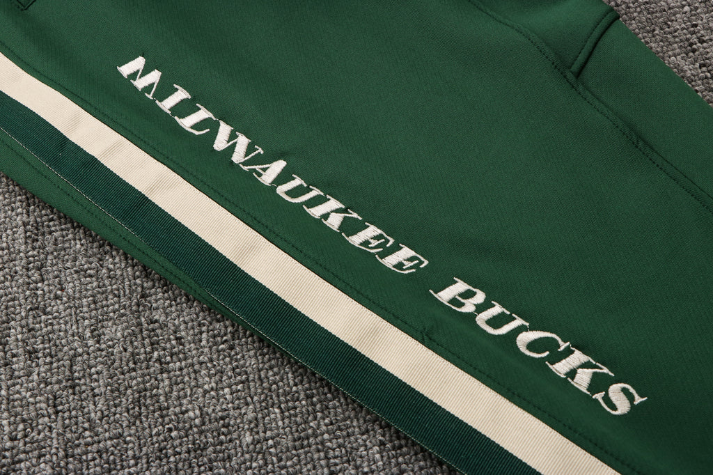 Conjunto Agasalho- Nike NBA Thermaflex - Milwaukee Bucks - 75 Anos