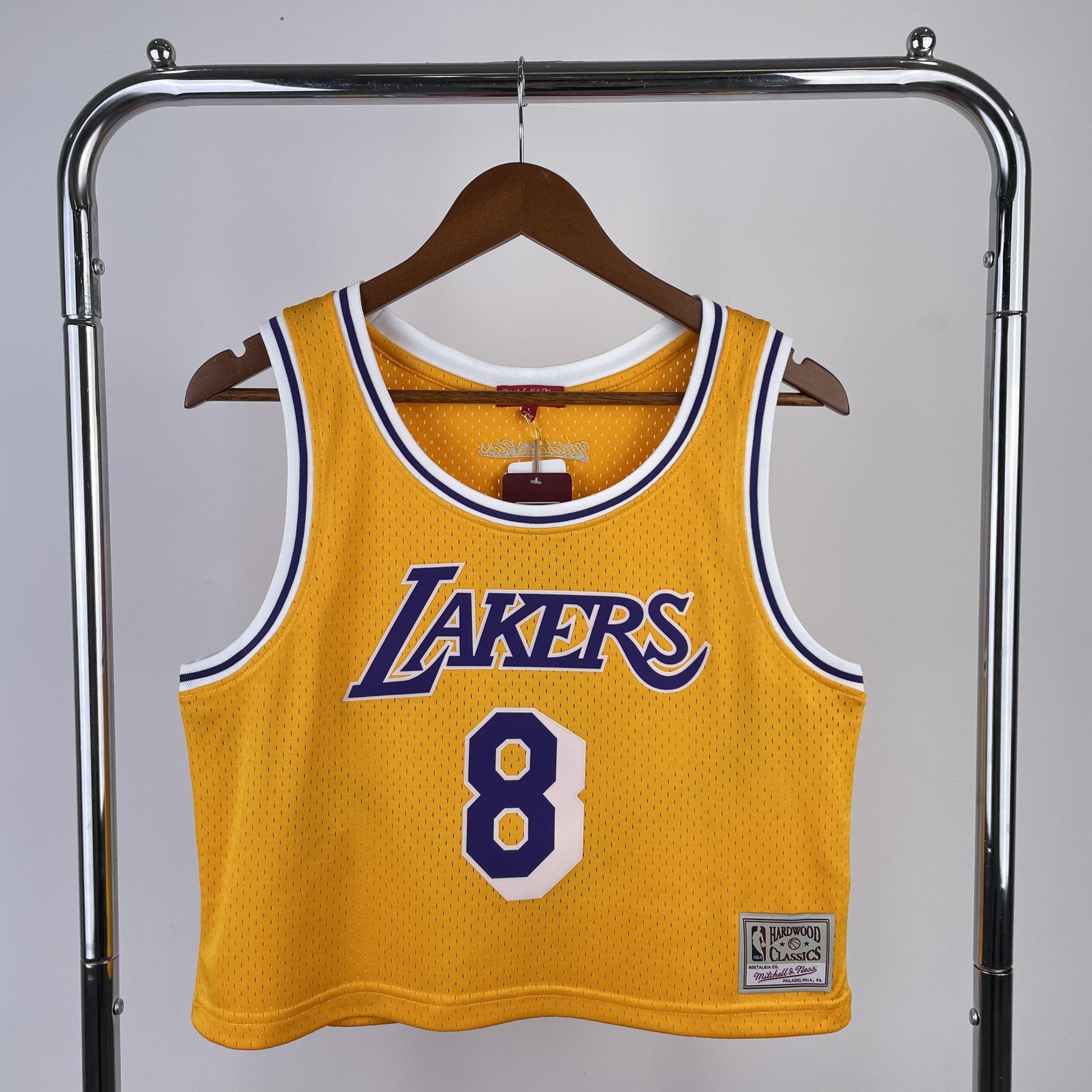 Regata Cropped Kobe Bryant Los Angeles Lakers Mitchell & Ness Hardwood Classics