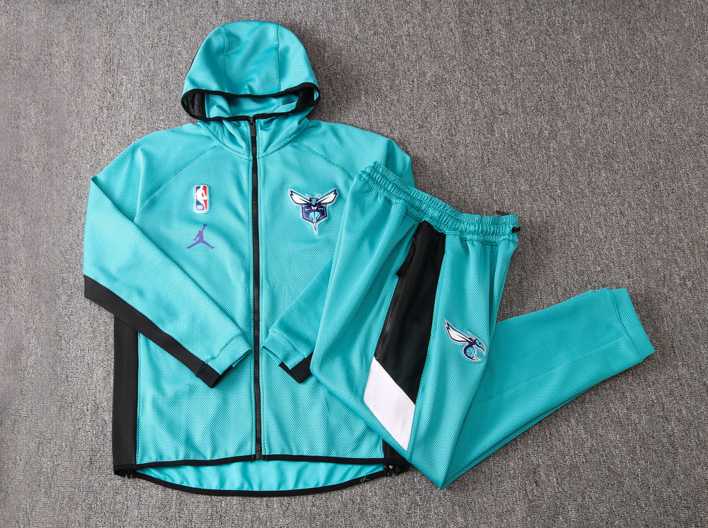 Conjunto Agasalho - Nike Thermaflex Showtime - Charlotte Hornets