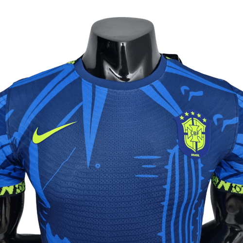Camisa Seleção Brasil 2022 Nike - Azul - Conceito Nordeste