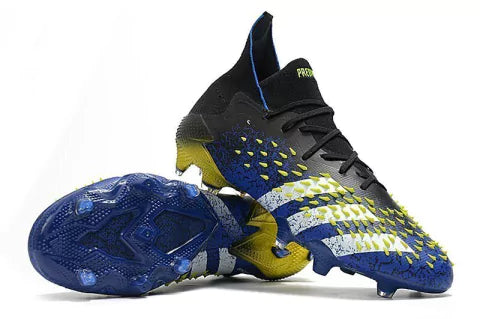 didas Predator Freak.1 Azul e Amarela