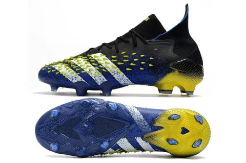 didas Predator Freak.1 Azul e Amarela