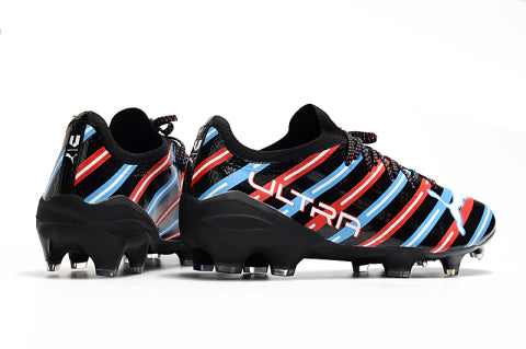 Puma Ultra Ultimate 1.4 Campo - Preto, Vermelho e Azul