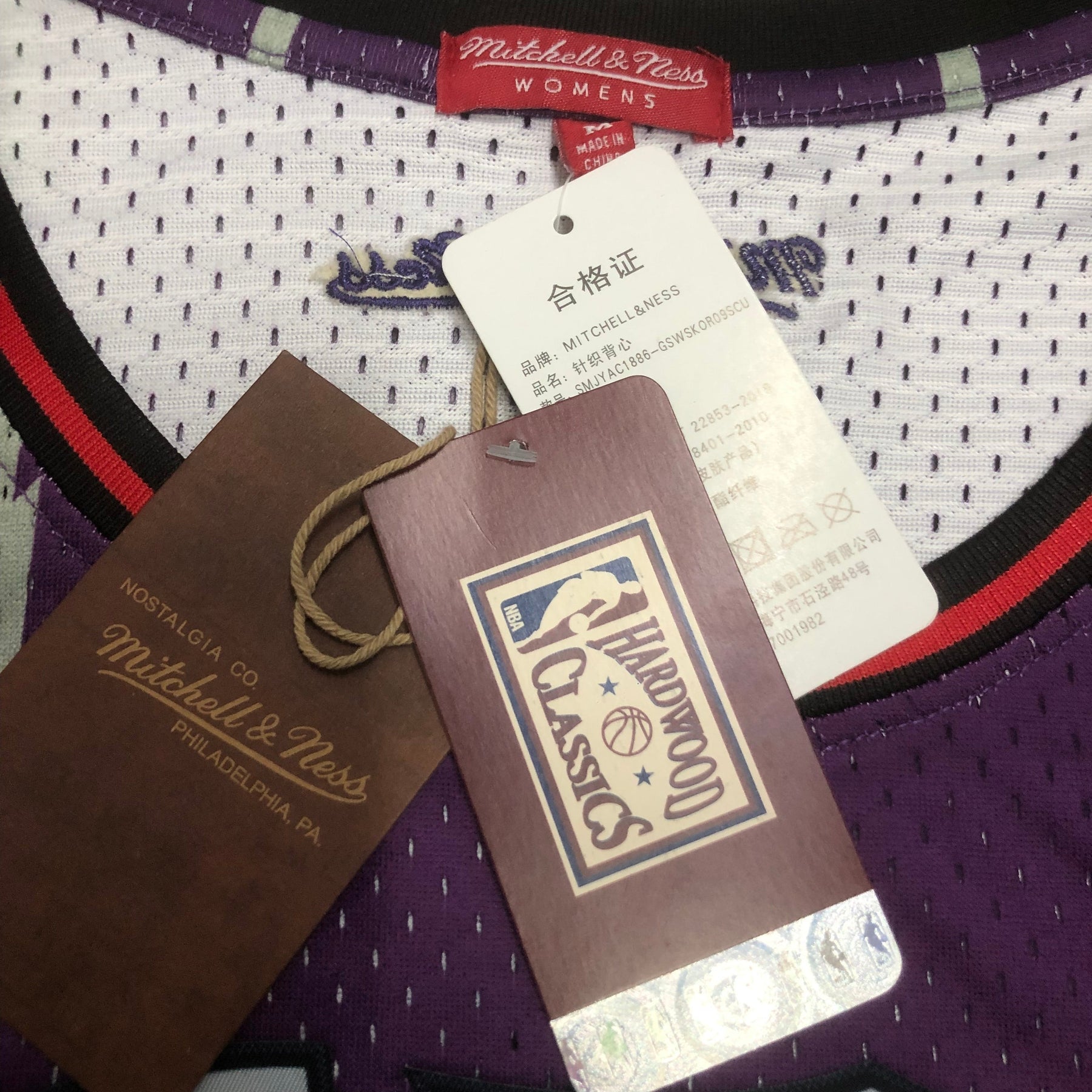 Regata Cropped Carter Toronto Raptors Mitchell & Ness Hardwood Classics