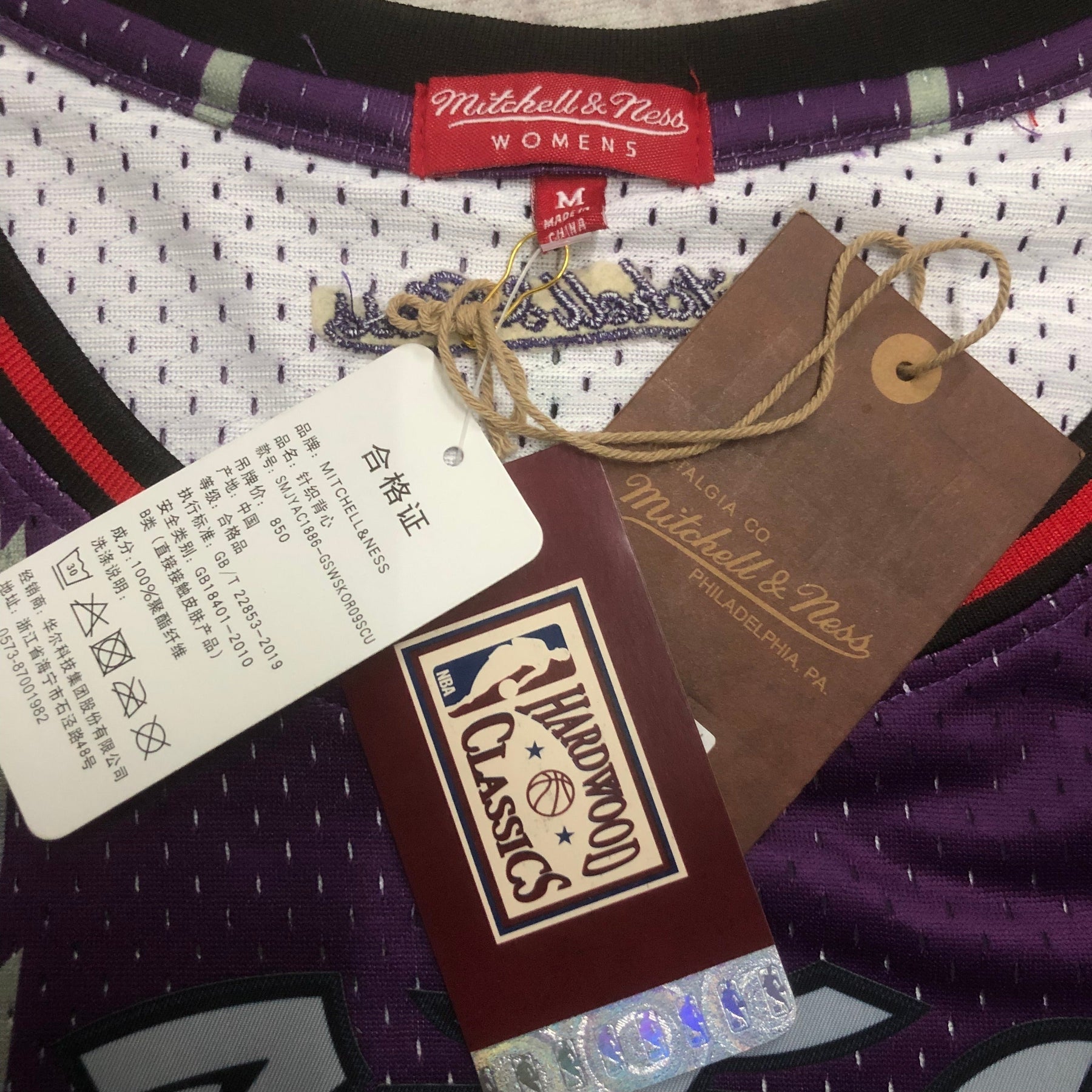 Regata Cropped McGrady Toronto Raptors Mitchell & Ness Hardwood Classics