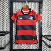 Camisa Feminina Flamengo 23/24 Adidas - Rubro Negro