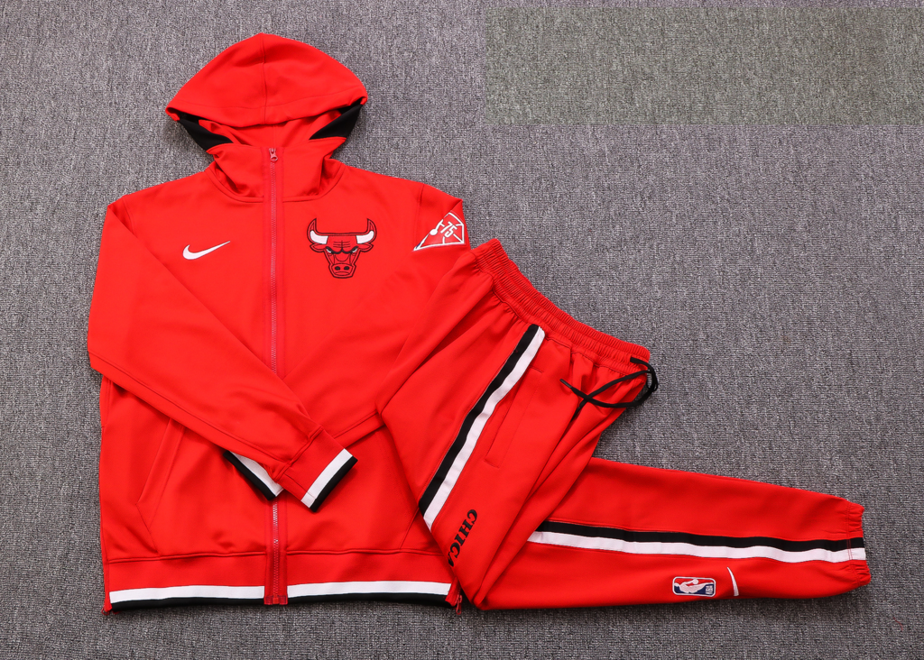 Conjunto Agasalho- Nike NBA Thermaflex - Chicago Bulls - 75 Anos