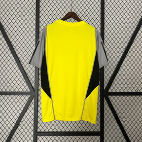 Camisa do Flamengo Pré Jogo 24/25 - Amarela com CInza