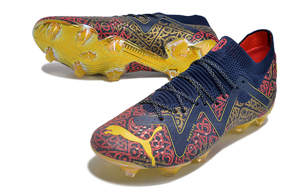 Puma Future Ultimate Campo - Azul e Vermelho