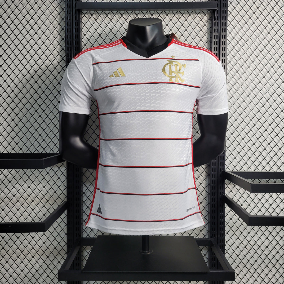 Camisa Flamengo II 23/24 Adidas - Branco - Masculino Jogador
