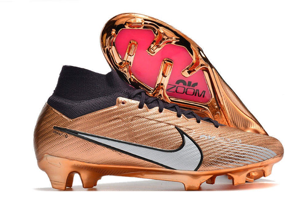 Nike Air Zoom Mercurial Superfly XV Elite Botinha Dourada